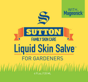 Liquid Skin Salve for Gardeners | Sutton Family Skin Care