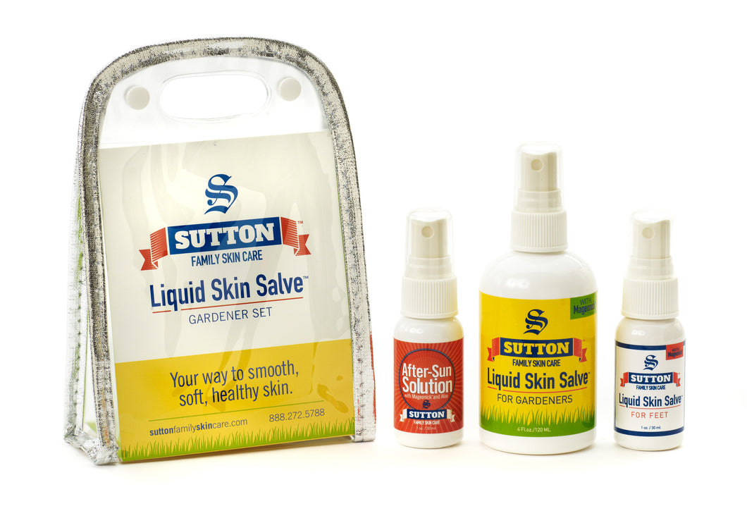 Liquid Skin Salve Gardener Set | Sutton Family Skin Care 
